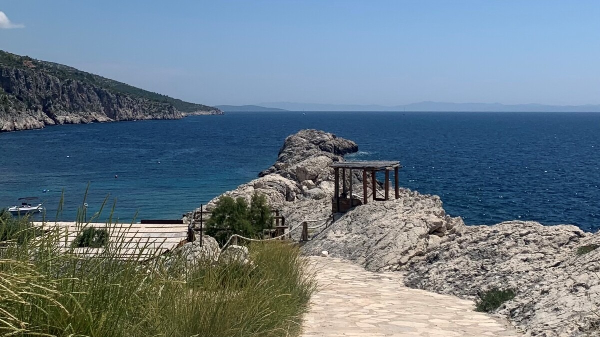 Eilandhoppen door Kroatië Plaza Velo Zarace, Hvar